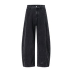 The Obsidian Split Straight Leg Jeans
