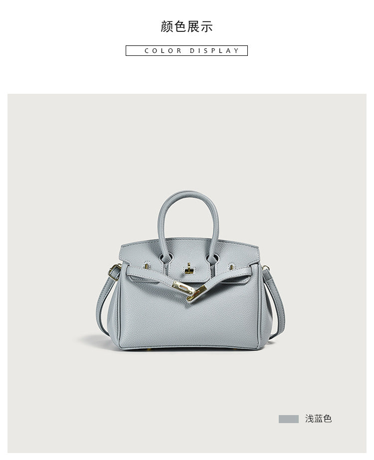 Classic Women’s PU Leather Tote Bag – Luxury Vegan Top Handle Handbag