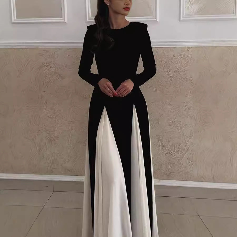 Monochrome Grace Gown