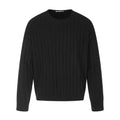 The Midnight Thread Jacquard Round Neck Sweater