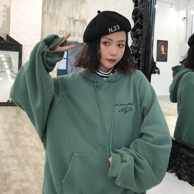 The Autumn Script Letter Hoodie