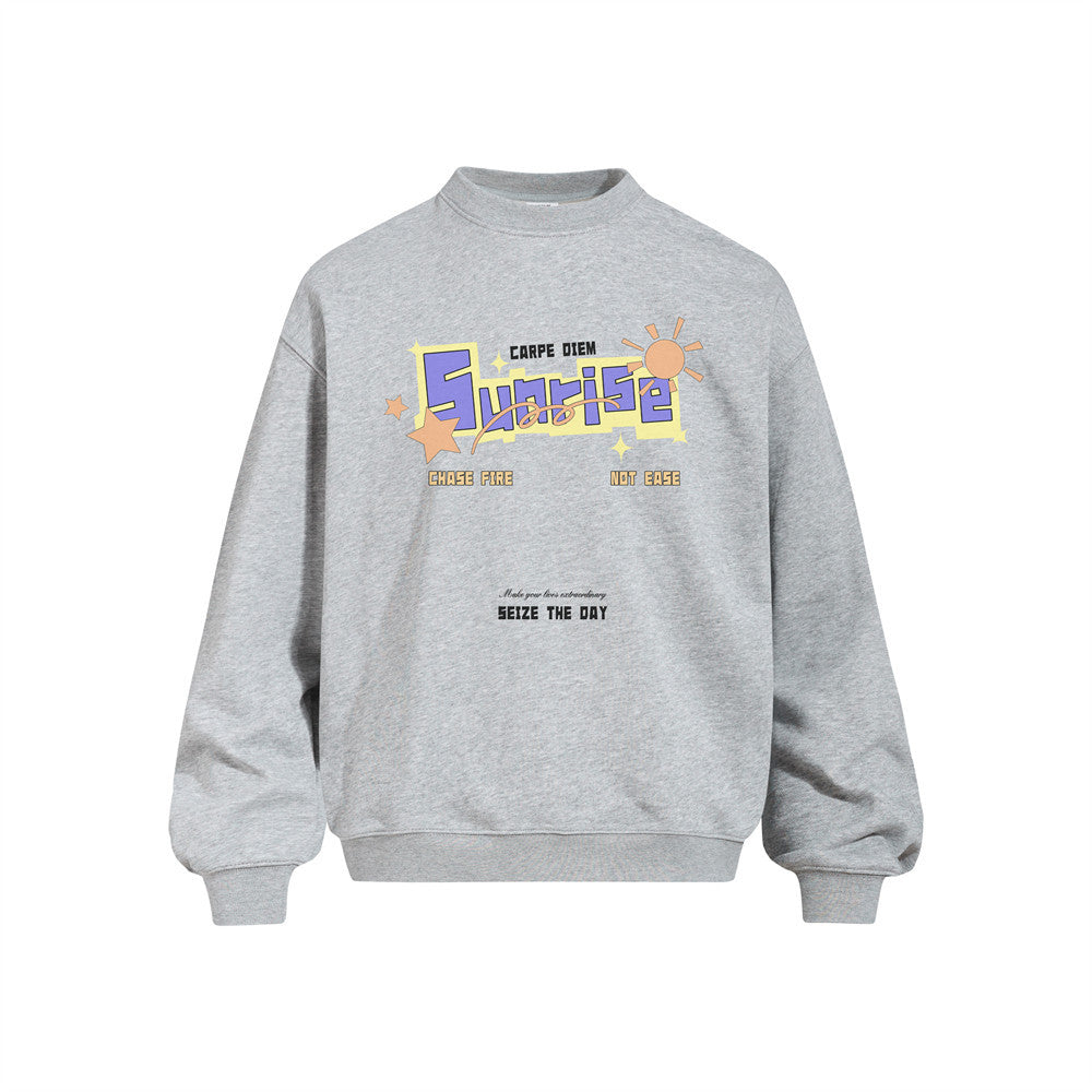 The Roast Script Letter Print Crewneck Sweatshirt