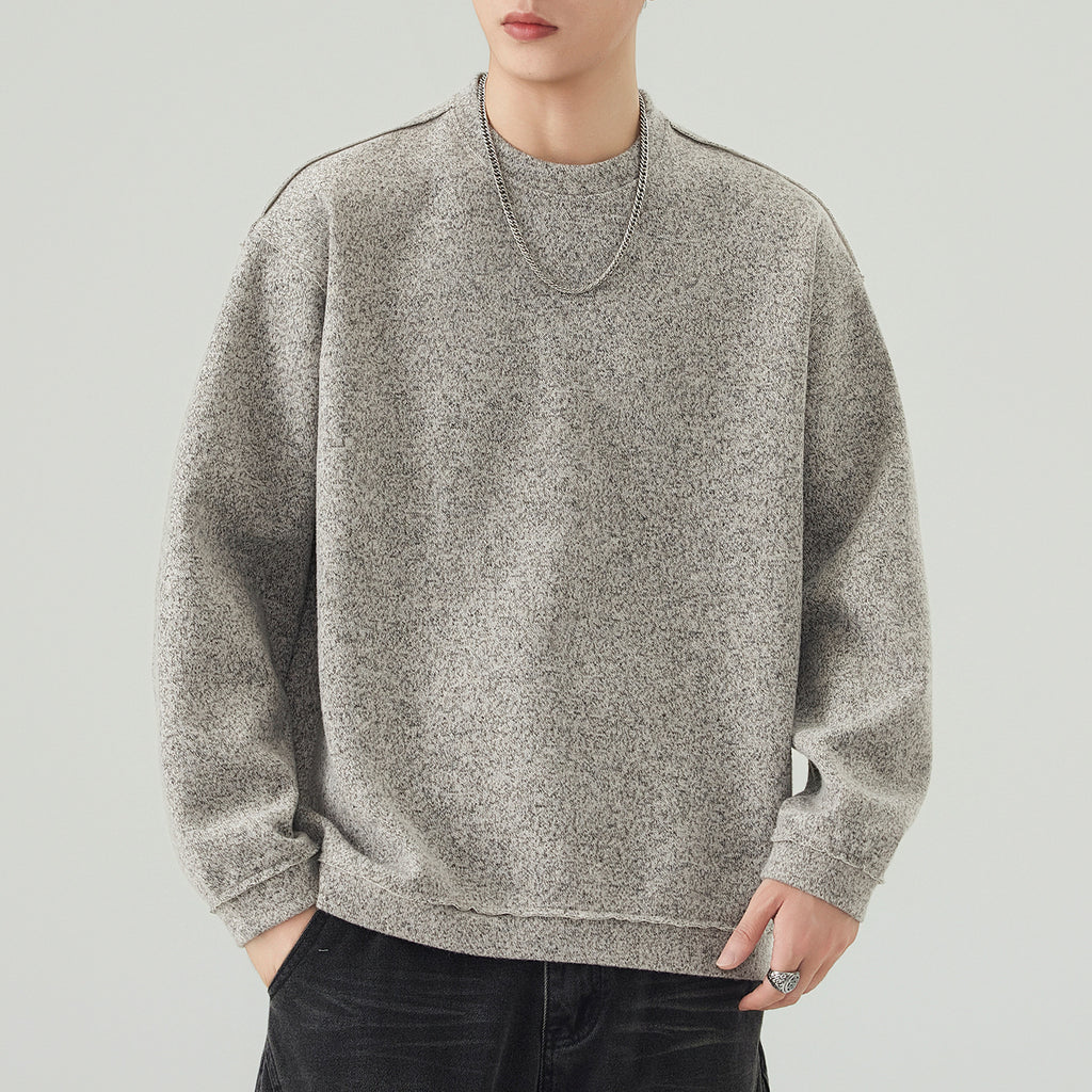 The Granite Marl Heavyweight Pullover Sweatshirt