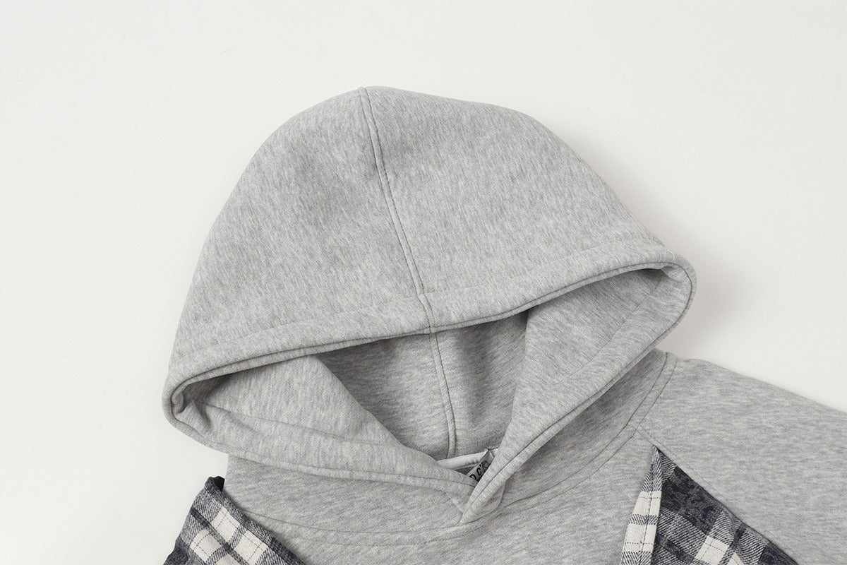 The Bow Layer Faux Two-Piece Hoodie