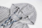 The Lattice Layer Crochet Hooded Sweatshirt