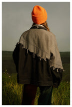 The Onyx Splice Lapel Denim Jacket