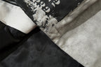 The Ivory Wash Distressed Flip Collar Jacket