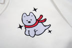 The Pup Patch Faux Two-Piece Polo Sweatshirt