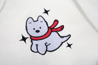 The Pup Patch Faux Two-Piece Polo Sweatshirt