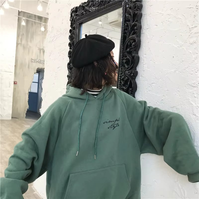 The Autumn Script Letter Hoodie