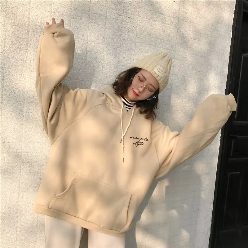 The Autumn Script Letter Hoodie