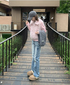 The Geo Knit Panel Padded Jacket