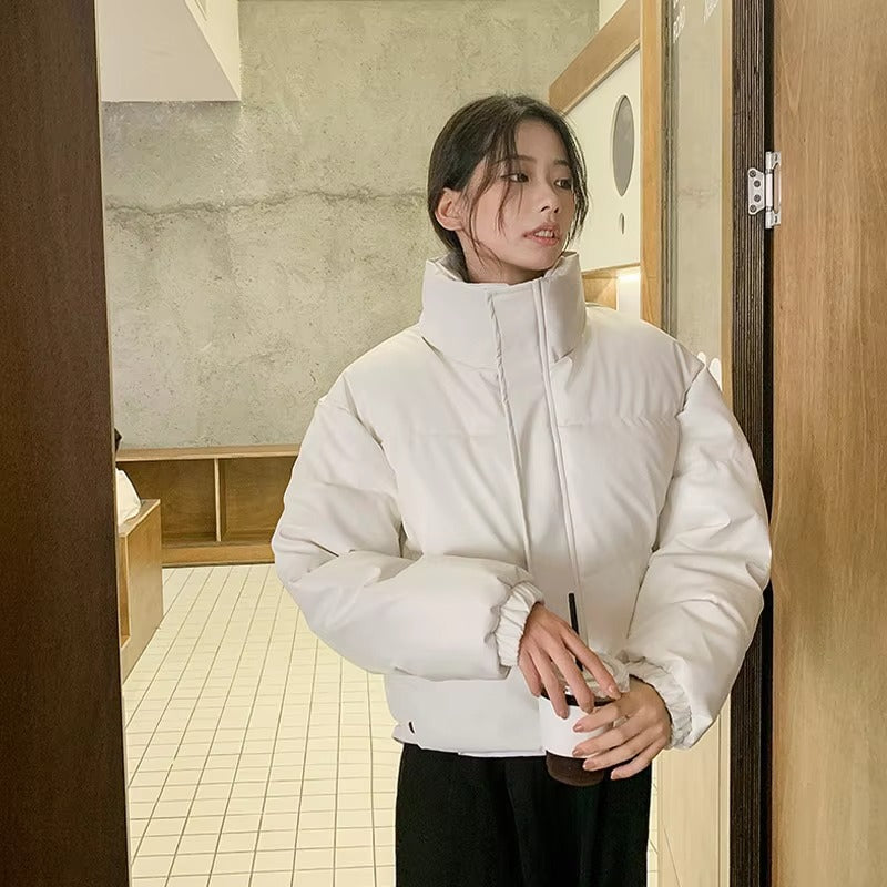 The Quilted Stand Collar Parka