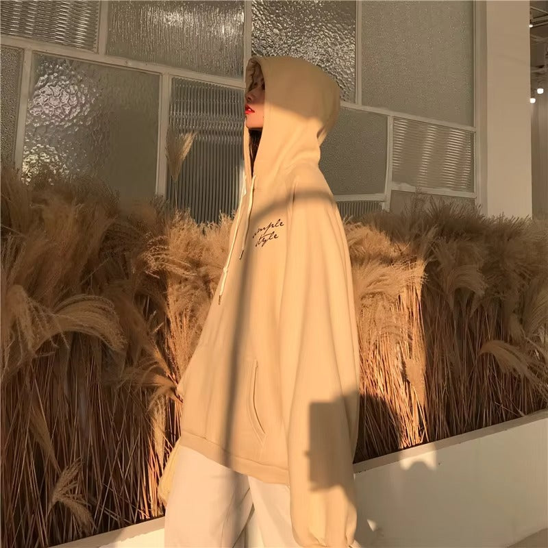 The Autumn Script Letter Hoodie