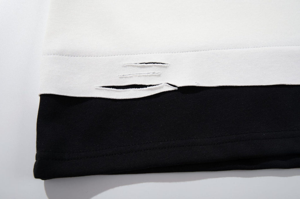 The Pup Patch Faux Two-Piece Polo Sweatshirt
