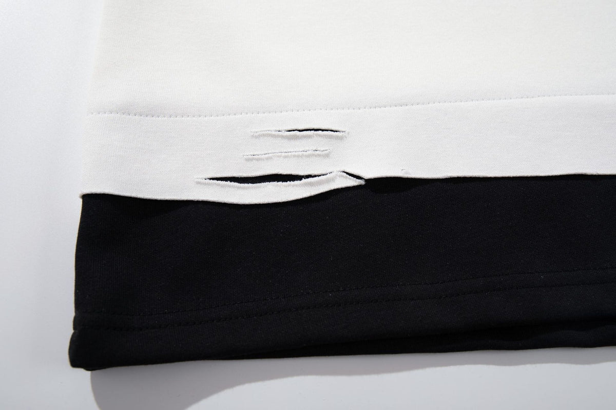 The Pup Patch Faux Two-Piece Polo Sweatshirt