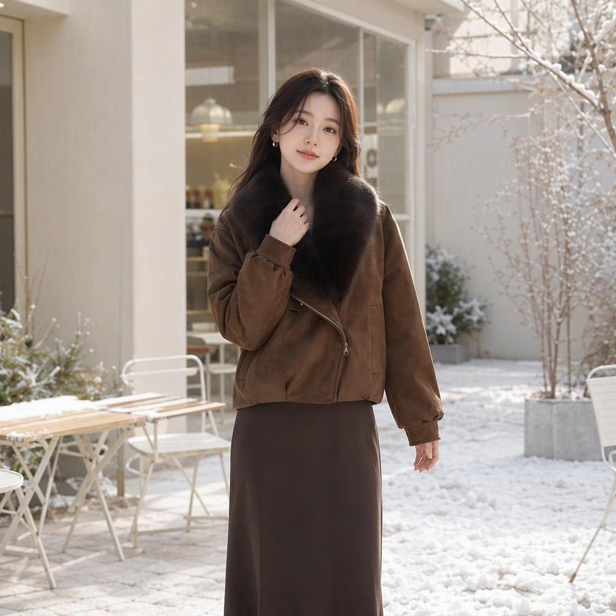 The Meadow Fox Collar Parka