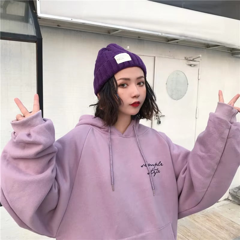 The Autumn Script Letter Hoodie
