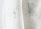 The Noir Rhinestone Notched Blazer