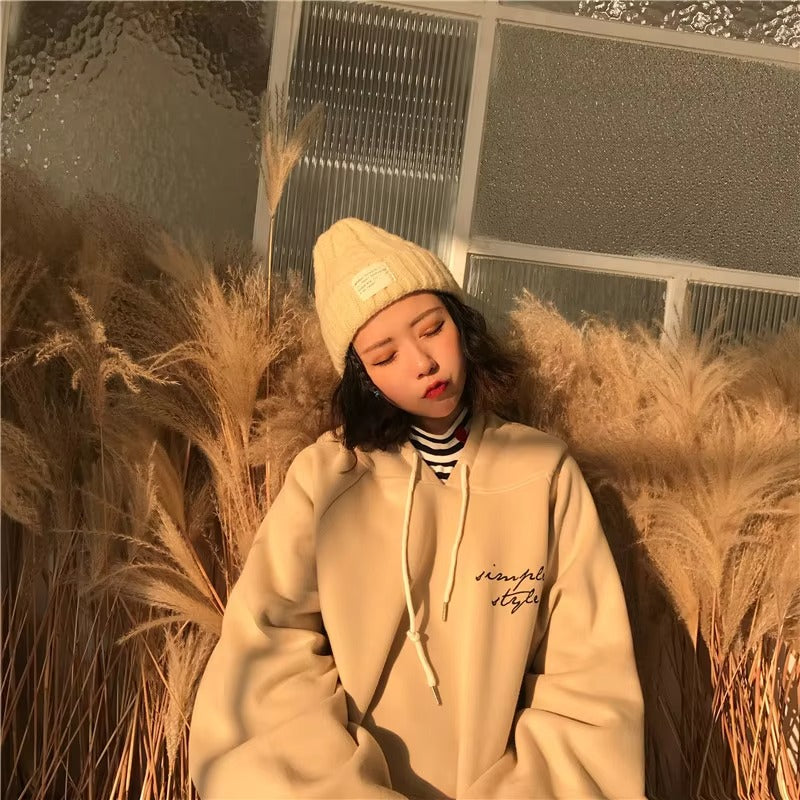The Autumn Script Letter Hoodie