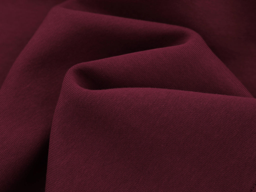 The Burgundy Drift Faux Two-Piece Hoodie