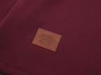 The Burgundy Drift Faux Two-Piece Hoodie