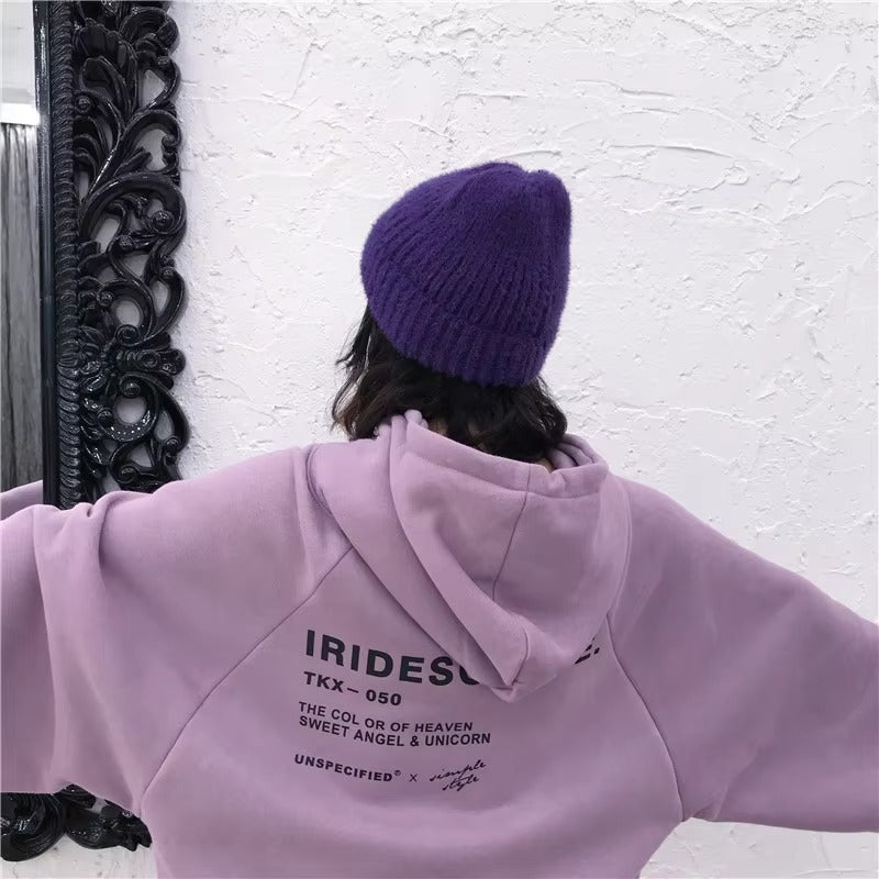The Autumn Script Letter Hoodie