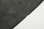 The Graphite Flip Collar Faux Leather Jacket