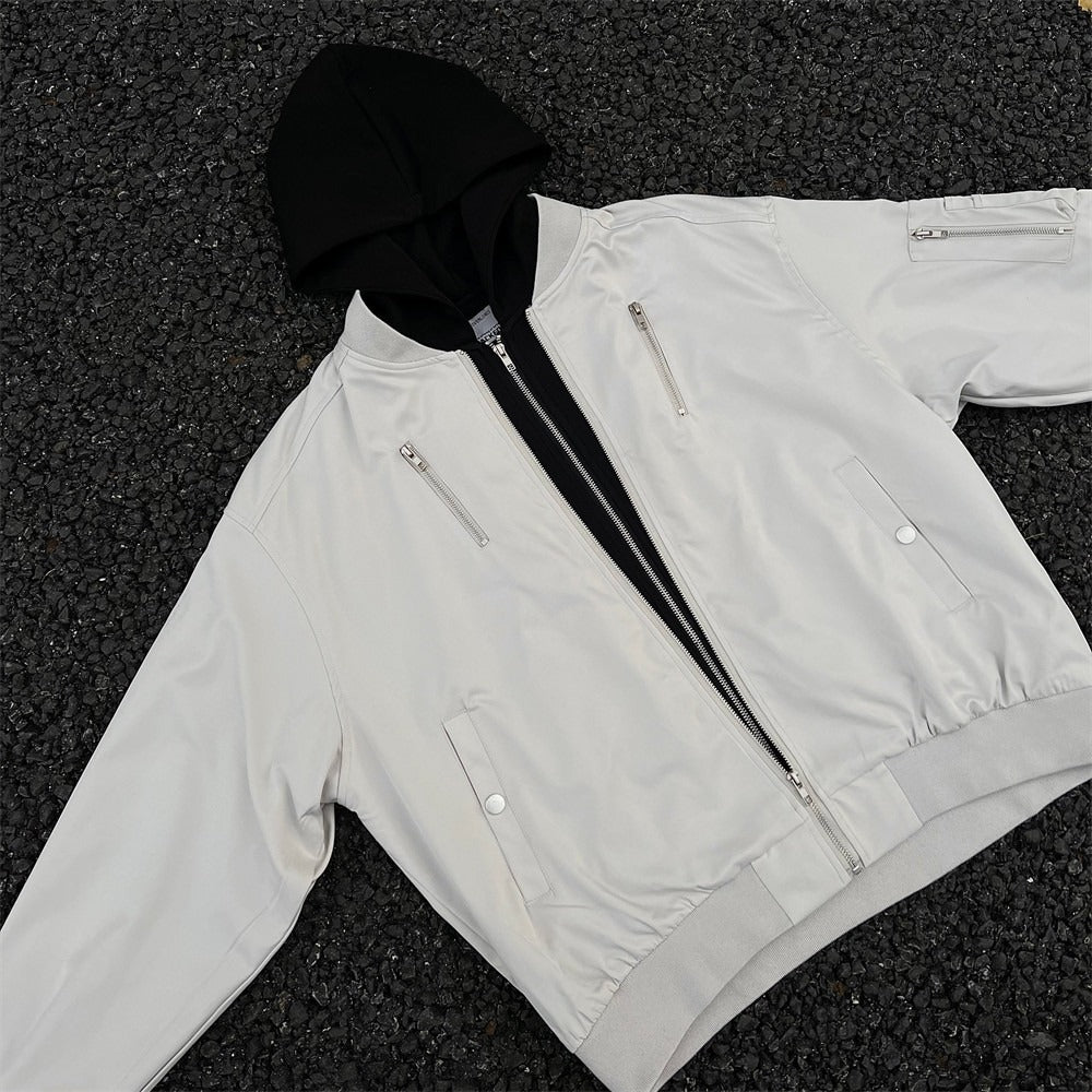 The Shadow Layer Punk Hooded Zip Jacket