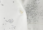 The Noir Rhinestone Notched Blazer