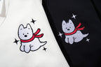 The Pup Patch Faux Two-Piece Polo Sweatshirt