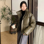 The Quilted Stand Collar Parka