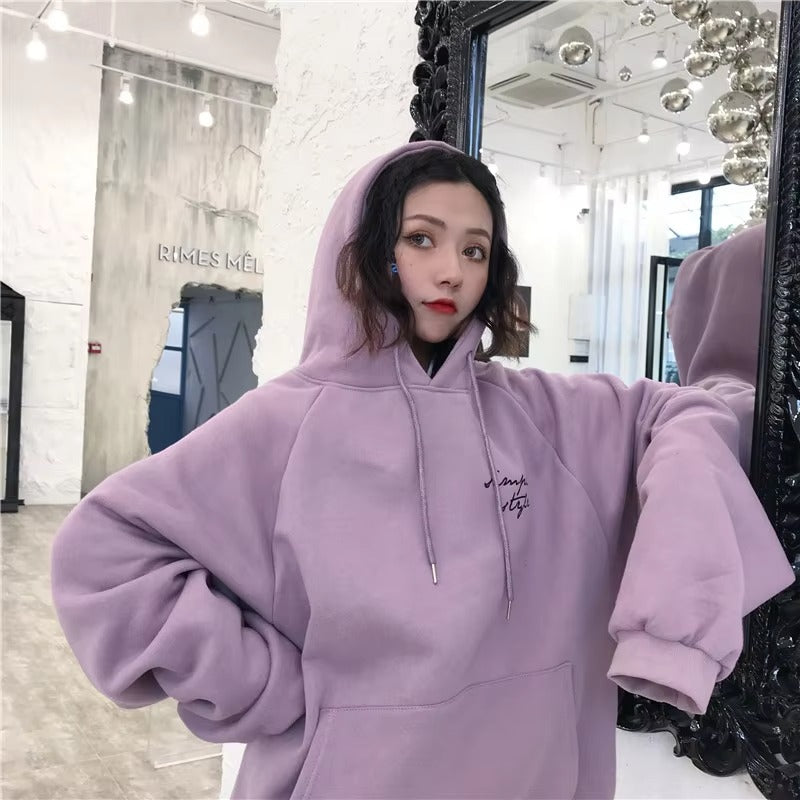 The Autumn Script Letter Hoodie