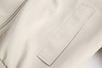 The Obsidian Layer Faux Leather Hooded Jacket