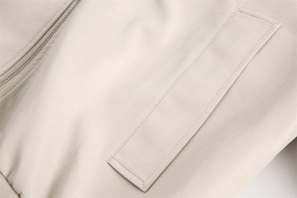 The Obsidian Layer Faux Leather Hooded Jacket