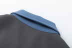 The Slate Layer Color Block Zip Jacket