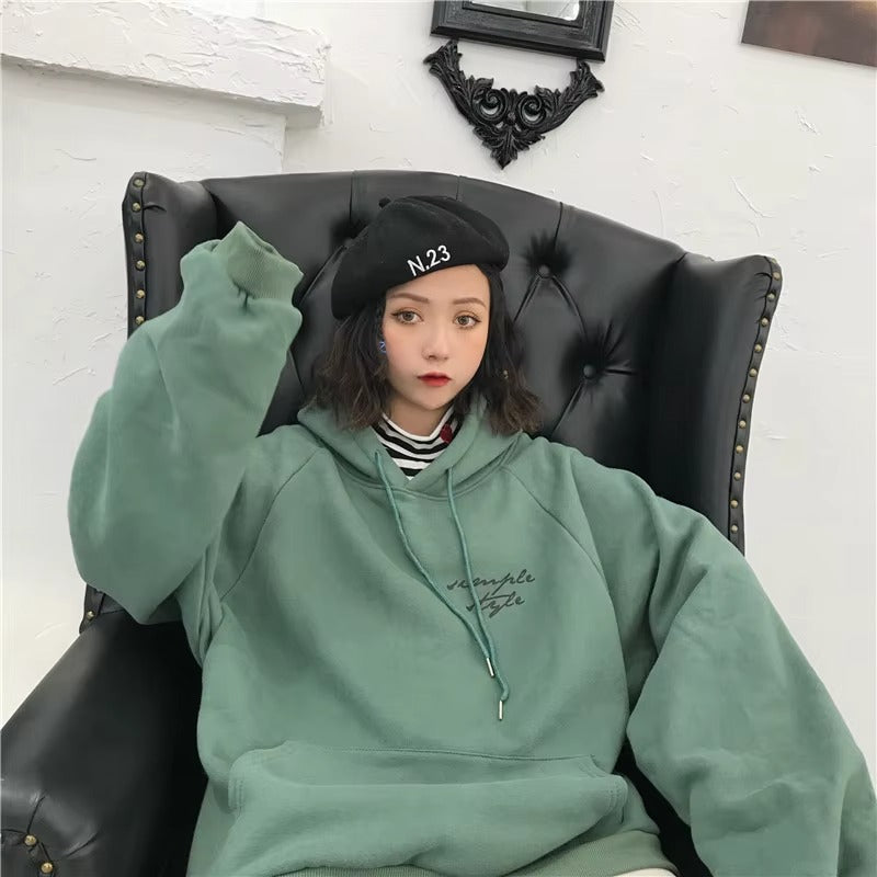 The Autumn Script Letter Hoodie