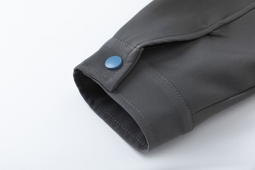 The Slate Layer Color Block Zip Jacket