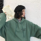 The Autumn Script Letter Hoodie