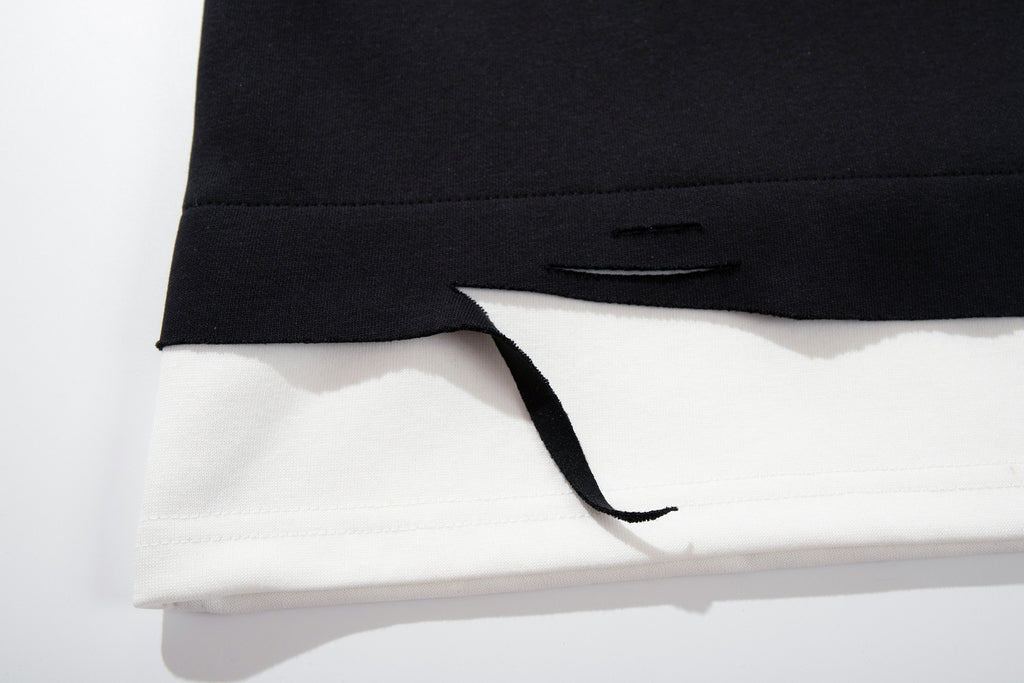 The Pup Patch Faux Two-Piece Polo Sweatshirt