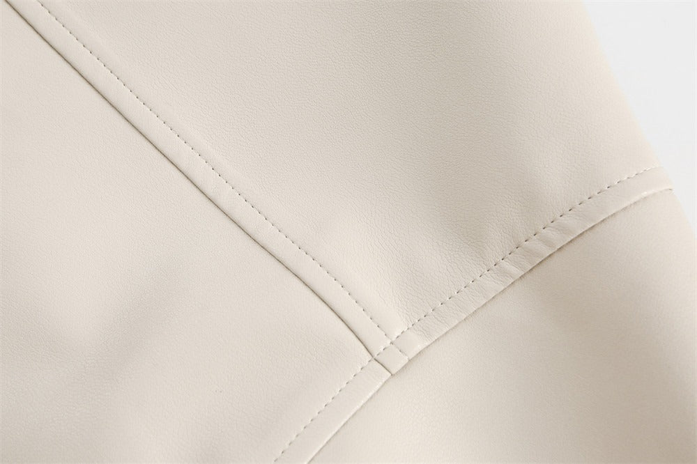 The Obsidian Layer Faux Leather Hooded Jacket