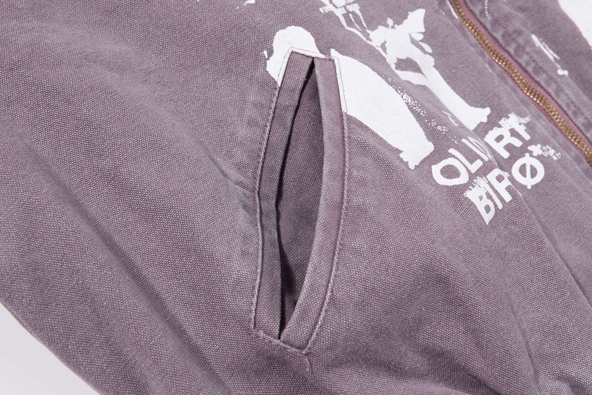 Men’s Streetwear Loose Fit Color Block Jacket