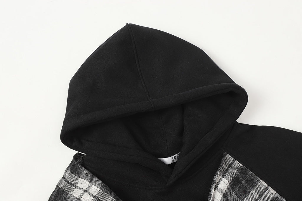 The Bow Layer Faux Two-Piece Hoodie