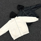 The Obsidian Layer Faux Leather Hooded Jacket