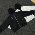 The Shadow Layer Punk Hooded Zip Jacket